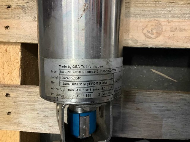 Gea electronische afsluiter 1.4404 (aisi 316l) (4x) - afbeelding 5 van  5