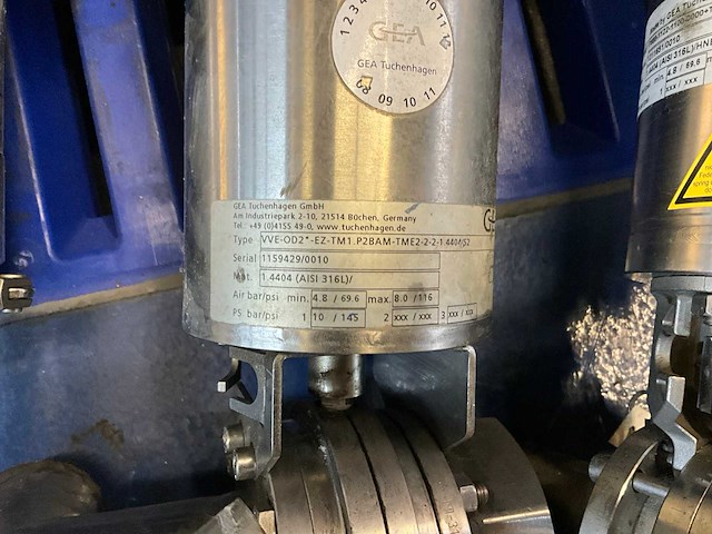 Gea electronische afsluiter 1.4404 (aisi 316l) (6x) - afbeelding 4 van  5