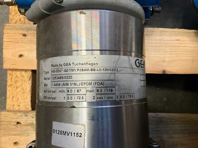 Gea ke-od2” electronische afsluiter 1.4404 (aisi 316l) (4x) - afbeelding 6 van  6