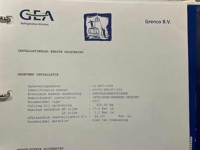 Gea koppens svr600 spiraalvriezer met koeling - afbeelding 22 van  22