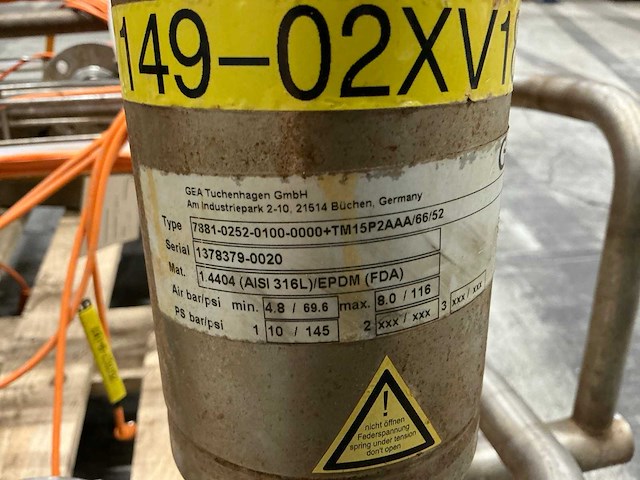 Gea procesregelkleppen instalatie - afbeelding 8 van  9