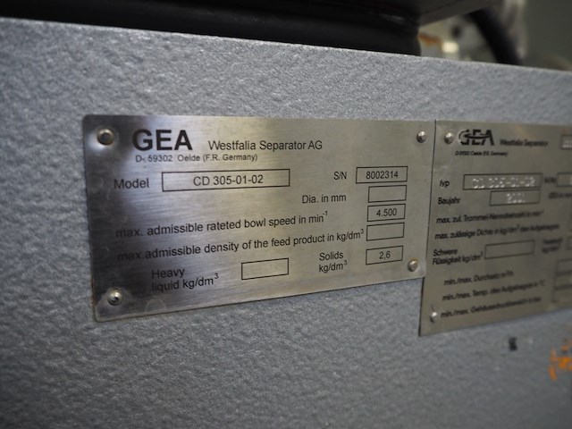 Gea westfalia separator ag - afbeelding 12 van  21