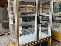 Gebaksvitrine 880 liter, tekna, 7400 pv