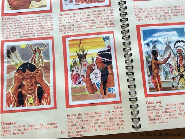 Gebarentaal indianen niet compleet - afbeelding 2 van  2
