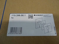Geberit - 115.396.00.1 - afdekplaat rvs tbh duofix wc-element (6x) - afbeelding 2 van  3