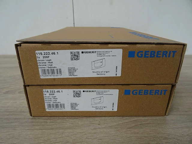 Geberit - 200f - 115.222.46.1 - bedieningspaneel (2x) - afbeelding 2 van  2