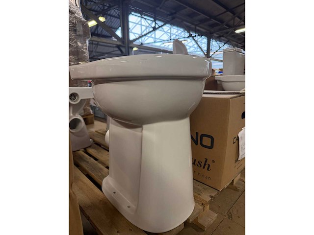 Geberit - 300 comfort - closet 84 pk (+10cm) vlakspoel wit - afbeelding 3 van  4