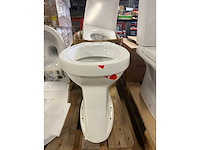 Geberit - 300 comfort - closetpot vlakspoel + 6cm ao wit - afbeelding 1 van  3