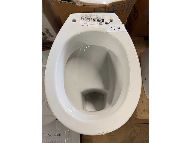 Geberit - 300 comfort - closetpot vlakspoel + 6cm ao wit - afbeelding 2 van  3