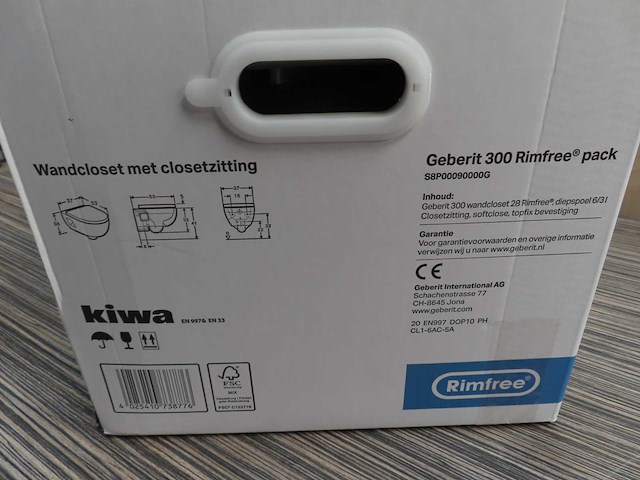 Geberit - 300 rimfree pack - toilet - afbeelding 2 van  2