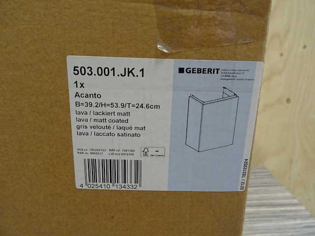 Geberit - acanto - fonteinmeubel - afbeelding 5 van  5