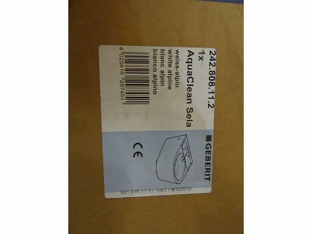 Geberit - aquaclean sela - 242.808.11.2 - toilet - afbeelding 1 van  2
