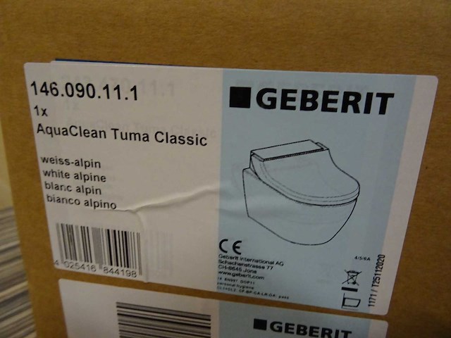 Geberit - aquaclean tuma classic - 146.090.11.1 - douche wc zitting - afbeelding 2 van  2
