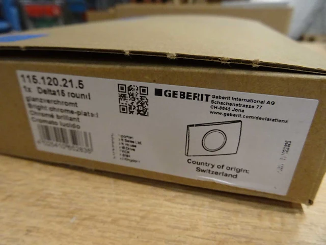 Geberit - delta 15 round - 115.120.21.5 - bedieningspaneel (2x) - afbeelding 2 van  2