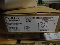 Geberit - delta 15 round - 115.120.21.5 - bedieningspaneel (2x) - afbeelding 2 van  2