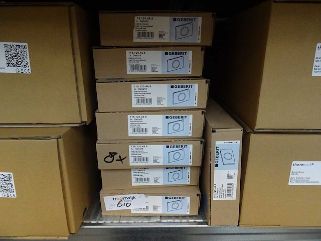 Geberit - delta15 - 115.120.46.5 - bedieningspaneel (8x) - afbeelding 2 van  2