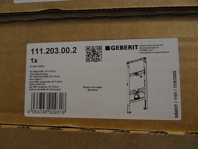 Geberit - duofix - 111.203.00.2 - inbouwreservoir - afbeelding 2 van  2