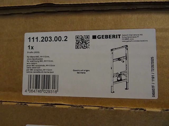 Geberit - duofix - 111.203.00.2 - inbouwreservoir - afbeelding 2 van  2