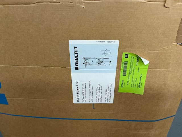 Geberit - duofix sigma - inbouw reservoir 8 cm - afbeelding 2 van  4