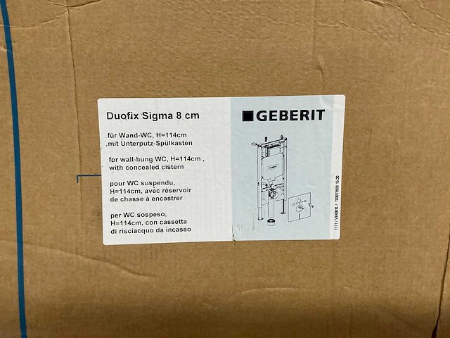 Geberit - duofix sigma - inbouw reservoir 8 cm - afbeelding 2 van  4
