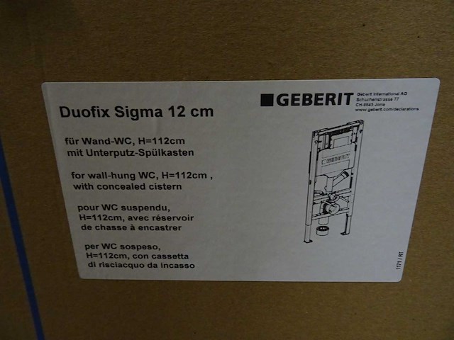 Geberit - duofix sigma 12cm - 111.364.00.6 - inbouwreservoir - afbeelding 3 van  3