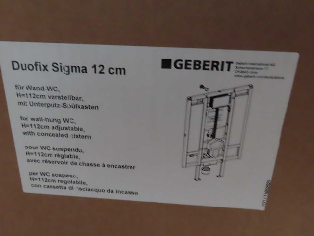 Geberit - duofix sigma 12cm - 111.904.00.5 - inbouwreservoir - afbeelding 3 van  4