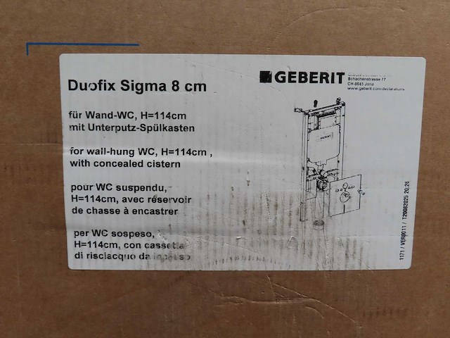 Geberit - duofix sigma 8cm - 111.794.00.1 - inbouwreservoir - afbeelding 3 van  3