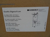 Geberit - duofix sigma 8cm - inbouwreservoir - afbeelding 2 van  2