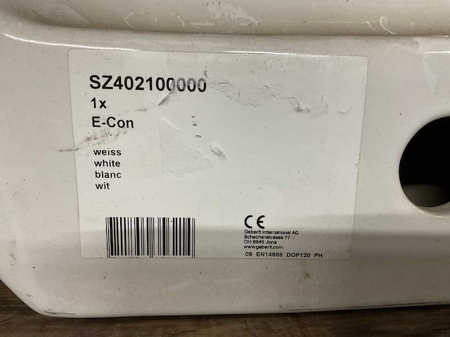 Geberit - e-con - sz402100000 - fontein - afbeelding 2 van  2
