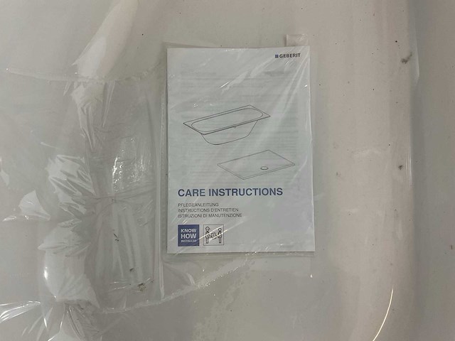 Geberit - hoekbad 160 x 75 cm - afbeelding 4 van  7