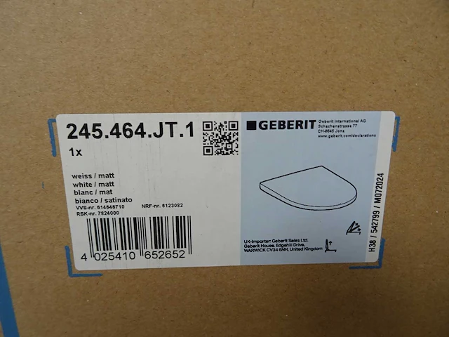 Geberit - icon - 245.464.jt.1 - wc-bril (2x) - afbeelding 3 van  3