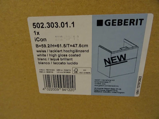 Geberit - icon - 502.303.01.1 - wastafelonderkast - afbeelding 3 van  3