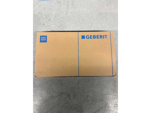 Geberit - omega20 - bedieningsplaat, rond, 2-toets spoeling mat zwart - afbeelding 3 van  4