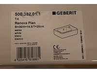 Geberit - renova plan - - fontein / handwasbak (2x) - afbeelding 6 van  8