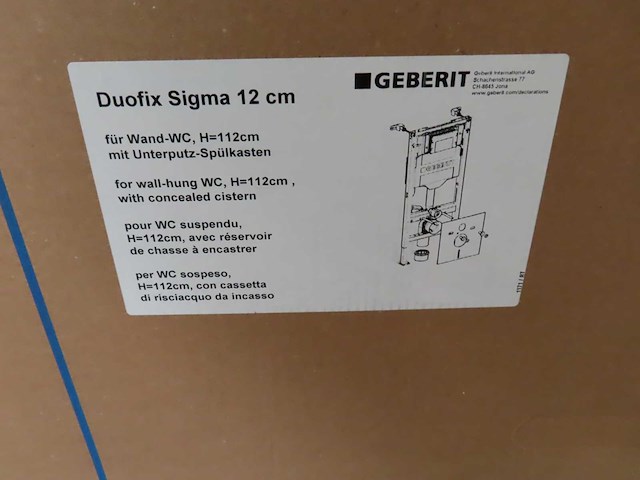 Geberit - sigma 12cm - 111.308.00.6 - inbouwreservoir - afbeelding 3 van  3