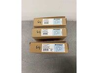 Geberit - sigma01 - bedieningsplaat, rond, 2-toets spoeling glanzend zwart (3x) - afbeelding 3 van  4