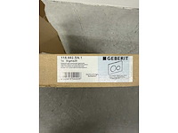 Geberit - sigma20 - bedieningsplaat, rond, 2-toets spoeling gepolijst rvs/geborsteld rvs/easy-to-clean - afbeelding 2 van  2