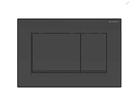 Geberit - sigma30 - 115.883.dw.1 - bedieningsplaat, 2-toets spoeling mat zwart - afbeelding 1 van  4