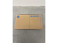 Geberit - sigma30 - bedieningsplaat, 2-toets spoeling mat zwart - afbeelding 1 van  2