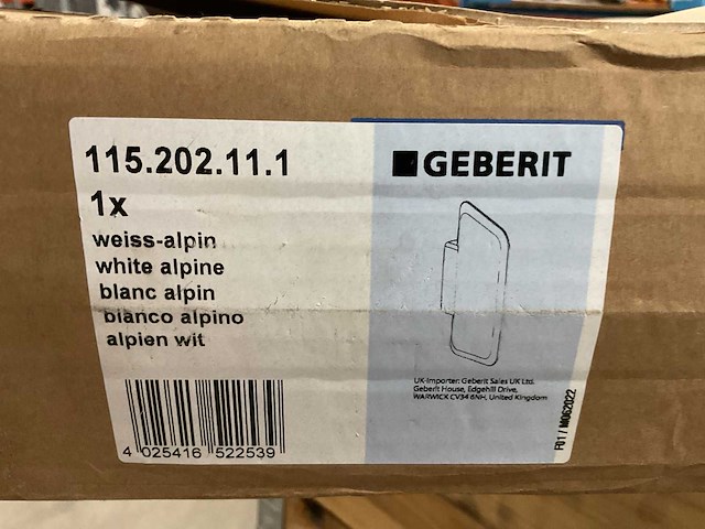 Geberit 115.202.11.1 urinoirscheidingswand - afbeelding 3 van  3