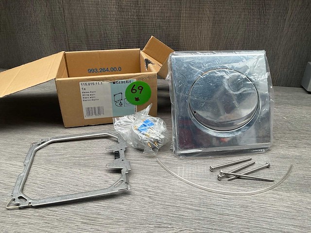 Geberit 115819111 samba urinoir bediening - afbeelding 1 van  2