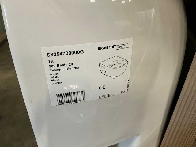 Geberit 300 basic 28 randloos wandcloset (14x) - afbeelding 4 van  4