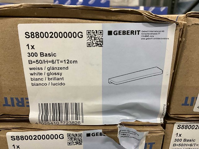 Geberit 300 basic s8800200000g planchet (16x) - afbeelding 4 van  4