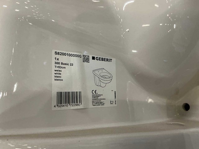 Geberit 300 comfort wandcloset (12x) - afbeelding 4 van  4