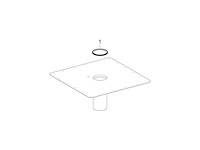 Geberit 359.147.00.1 pluvia element dampbarriere (4x) - afbeelding 2 van  5
