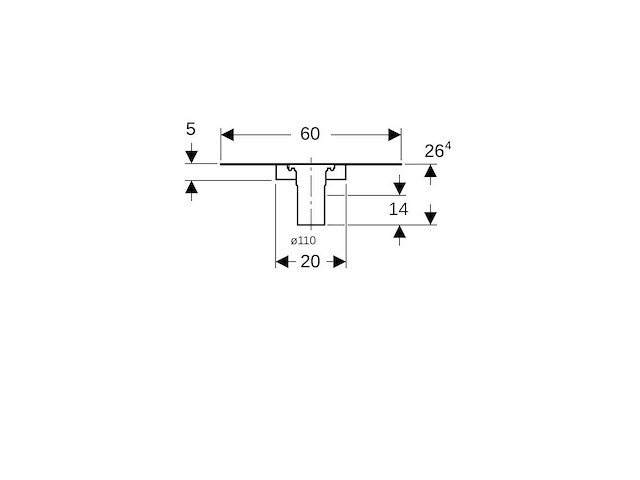 Geberit 359.147.00.1 pluvia element dampbarriere (4x) - afbeelding 3 van  5