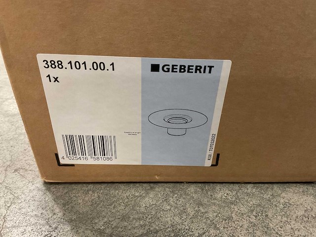 Geberit 388.101.00.1 rvs flens voor vloeraansluitingen - afbeelding 4 van  4