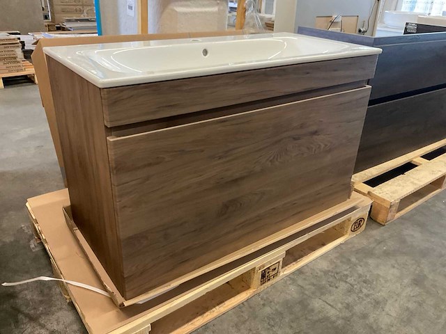 Geberit badmeubel met wastafel 100 cm - afbeelding 1 van  7