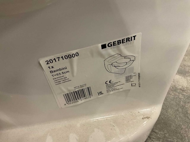 Geberit bambini 201710000 kinder hangtoilet - afbeelding 4 van  4