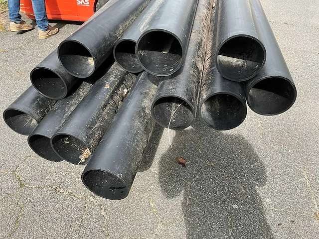 Geberit buis ø160x6,2mm - 500cm pe80 s12,5 (13x) - afbeelding 3 van  3